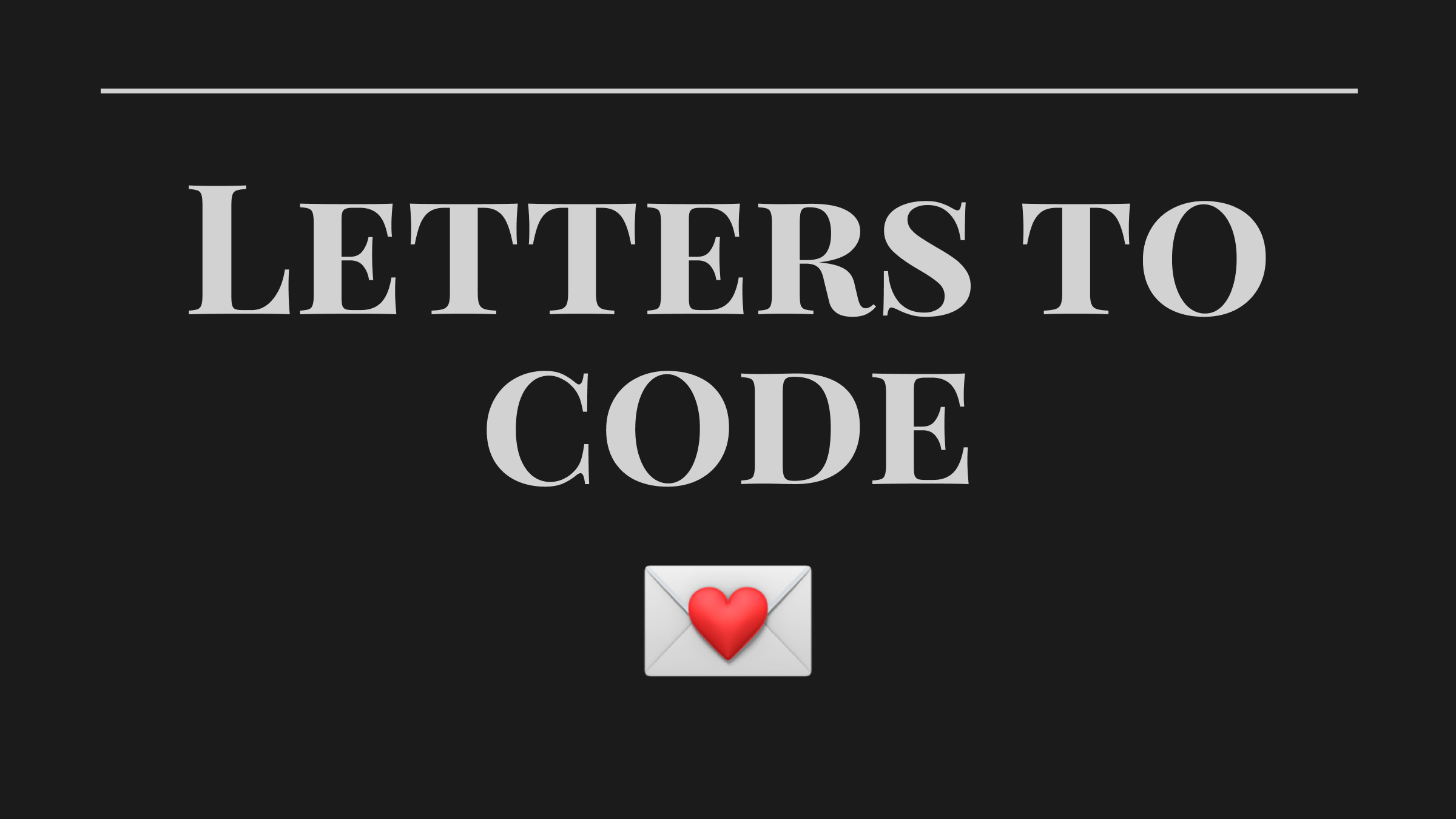 letters-to-code